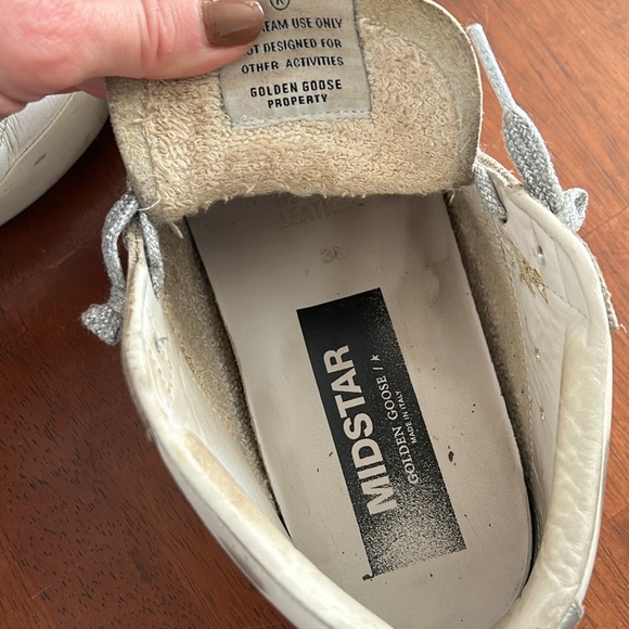 authentic midstar mid star golden goose 38 preowned tennis shoes sneakers - Picture 7 of 16